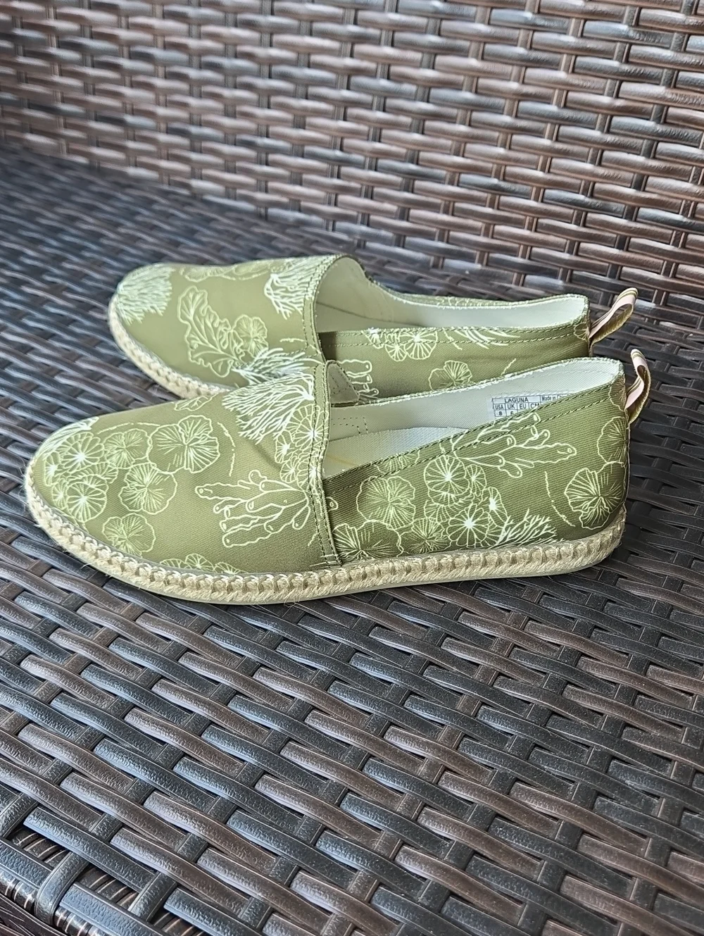 Vionic Beach Women's Laguna Espadrille Shoes Size 8
